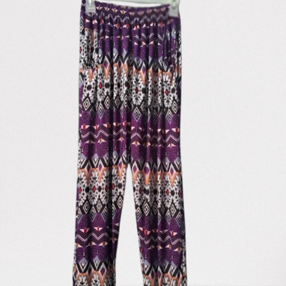 Women's Geometric Print Baggy Pants